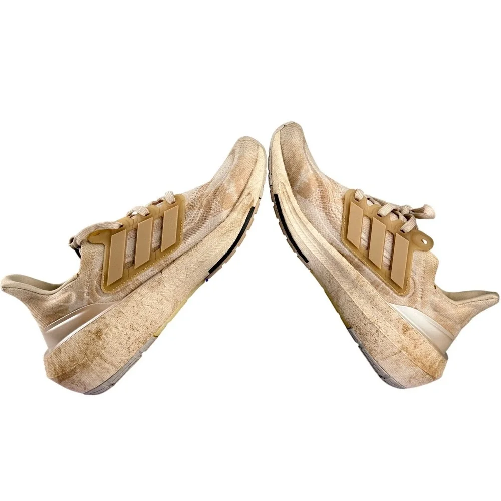 Adidas Ultraboost Light Womens‎ 8 Running Shoes Tan Beige Marbled IF1488 Sneaker